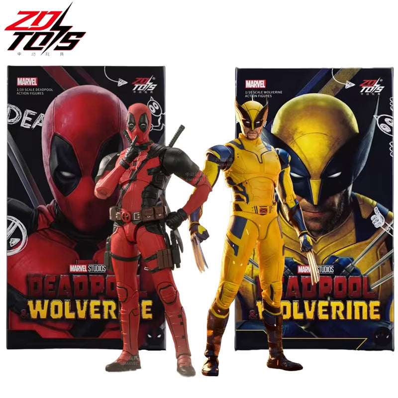 Deadpool & Wolverine Action Figure ZD Original Thor 1/10 X-Men Limited Guardians of the Galaxy Lord Cartoon Toys for Kids Gift