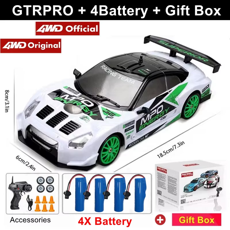 RC Drift Car Remote Control GTRPRO AE86PRO Model 4X4 Racing RTR Radio Truck Vehicle Toy Gift for Boy Girl Children Kid Adult