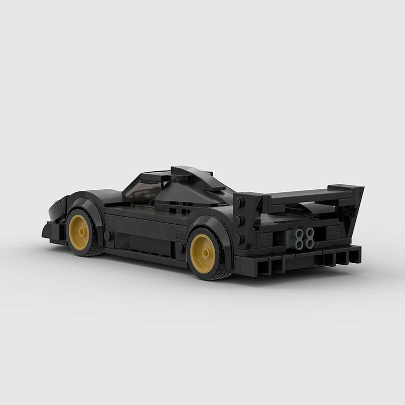 214 Pcs Zonda R Moc Speed Champions Racer Cars City Sports Vehicle Building Blocks Classic Creative Garage Toys for Boys