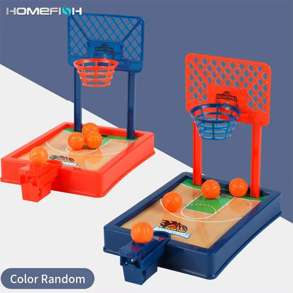 Basketball Game.Mini Desktop Tabletop Portable Travel or Office Game Set for Indoor or Outdoor. Fun Sports Novelty Toy or Gift