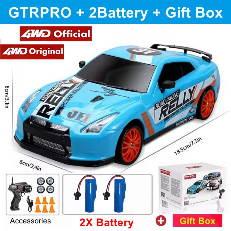 RC Drift Car Remote Control GTRPRO AE86PRO Model 4X4 Racing RTR Radio Truck Vehicle Toy Gift for Boy Girl Children Kid Adult