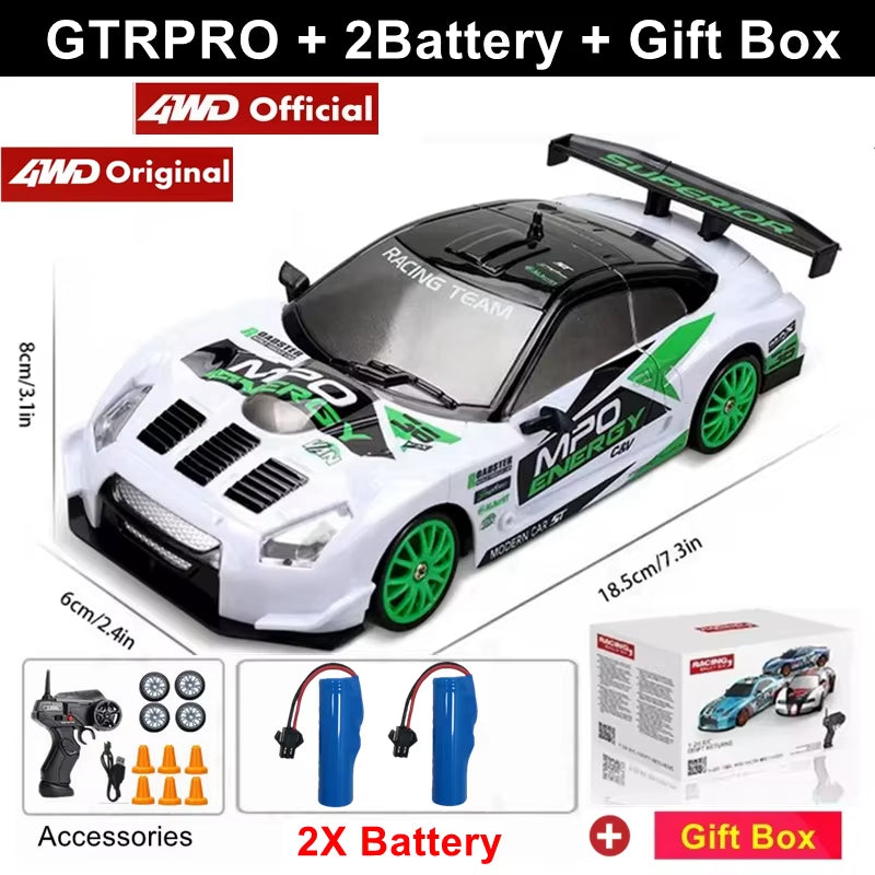 RC Drift Car Remote Control GTRPRO AE86PRO Model 4X4 Racing RTR Radio Truck Vehicle Toy Gift for Boy Girl Children Kid Adult